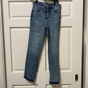 Anthropologie blue demon jeans